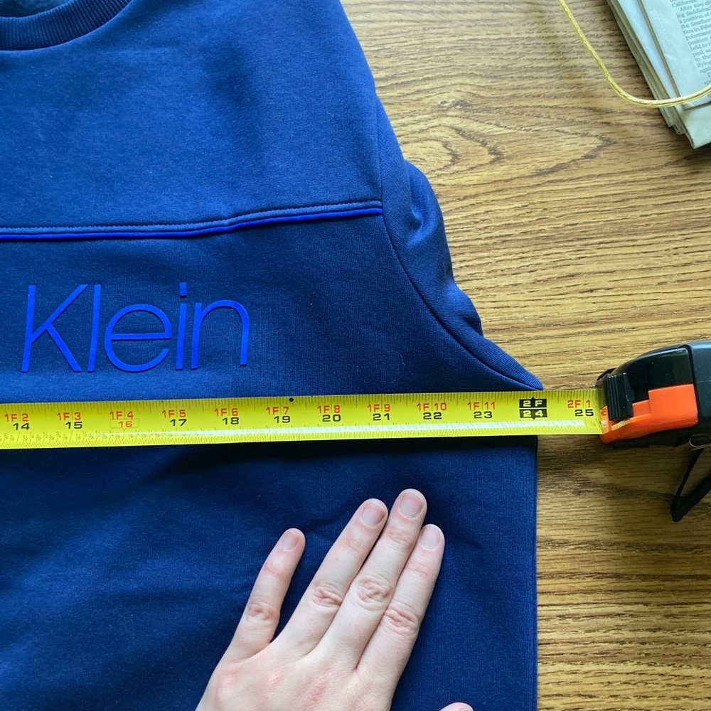 XL/EG Calvin Klein, men’s pull over sweater. - Picture 9 of 9